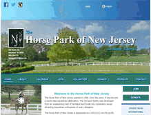 Tablet Screenshot of horseparkofnewjersey.com